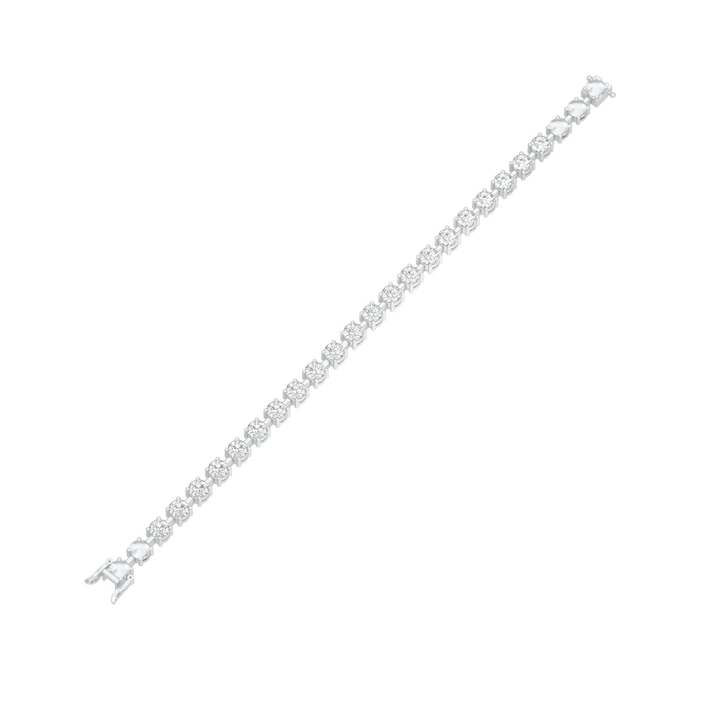 Brilliance She Is Diamond Tennis Bracelet 18 KT / White Gold