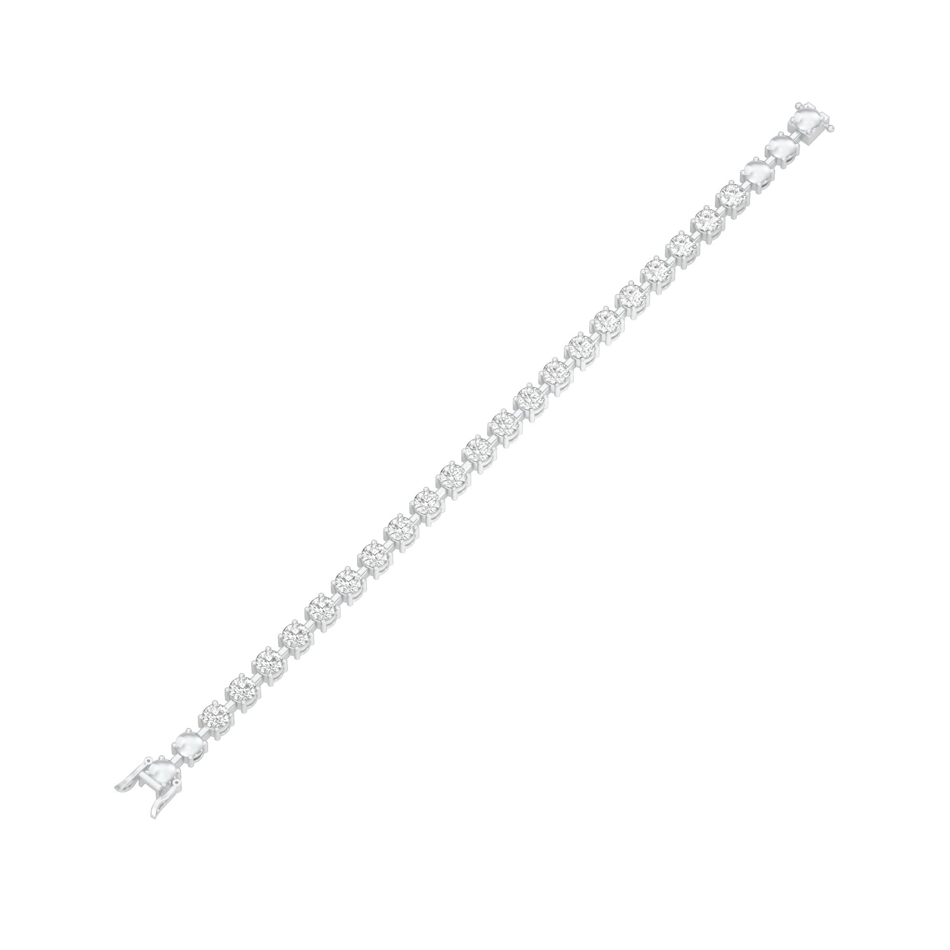 Brilliance She Is Diamond Tennis Bracelet 18 KT / White Gold