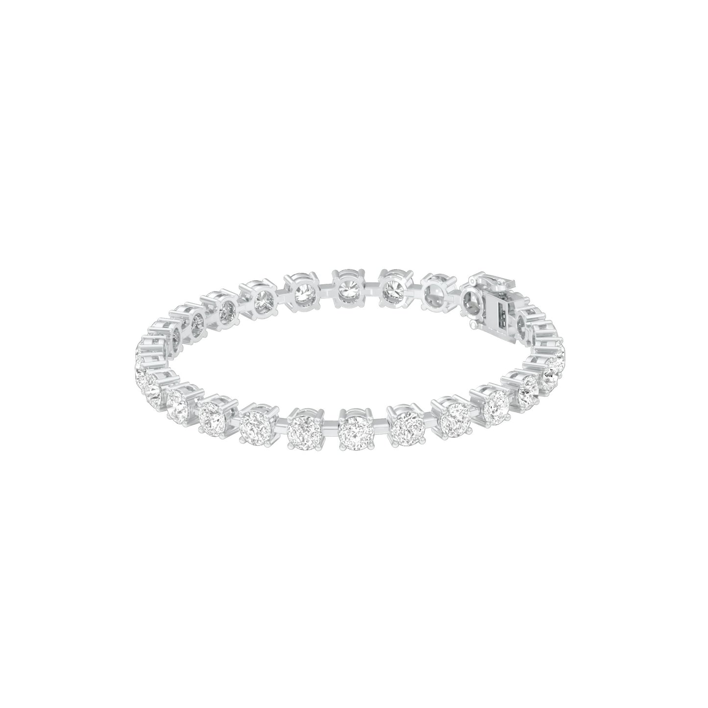Brilliance She Is Diamond Tennis Bracelet 18 KT / White Gold