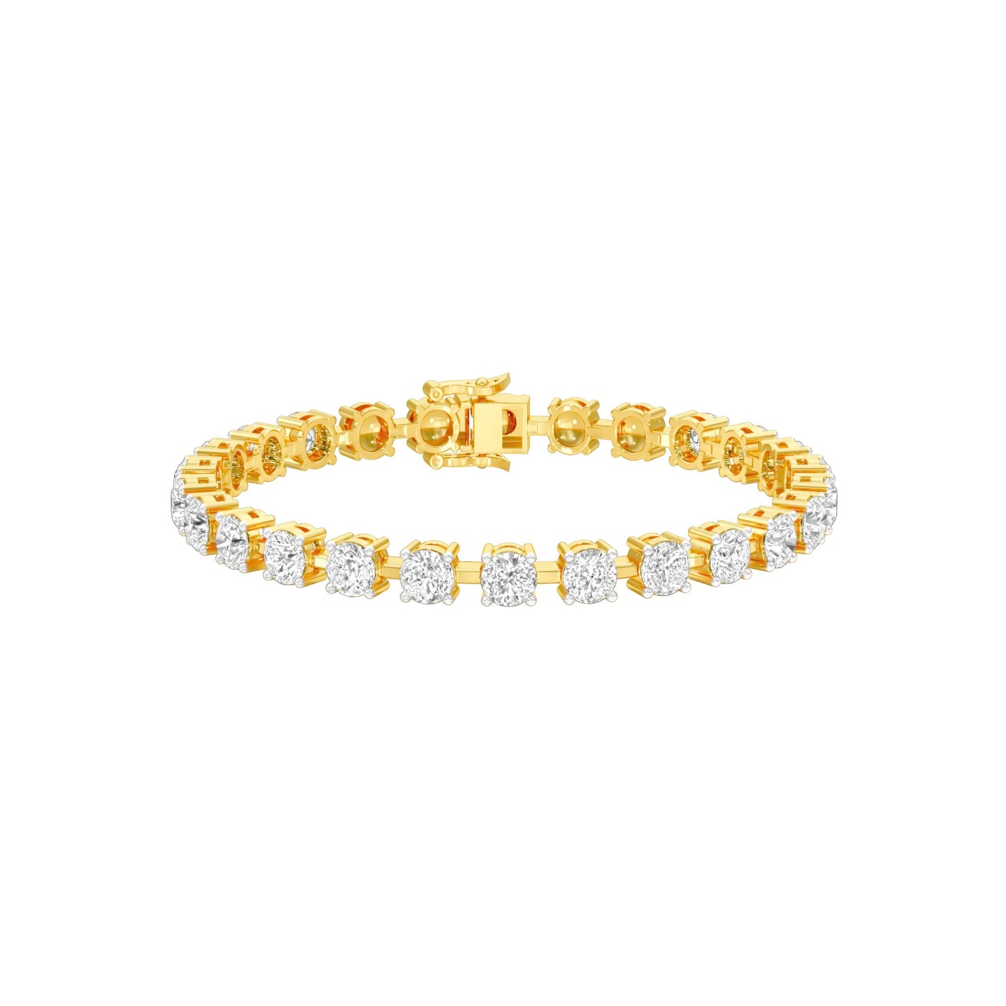 Brilliance She Is Diamond Tennis Bracelet 18 KT / Yellow Gold