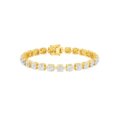 Brilliance She Is Diamond Tennis Bracelet 18 KT / Yellow Gold