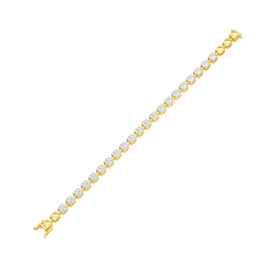 Brilliance She Is Diamond Tennis Bracelet 18 KT / Yellow Gold