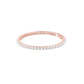 Facet Line Diamond Tennis Bracelet 18 KT / Rose Gold
