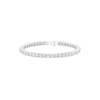 Facet Line Diamond Tennis Bracelet 18 KT / White Gold