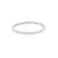 Facet Line Diamond Tennis Bracelet 18 KT / White Gold