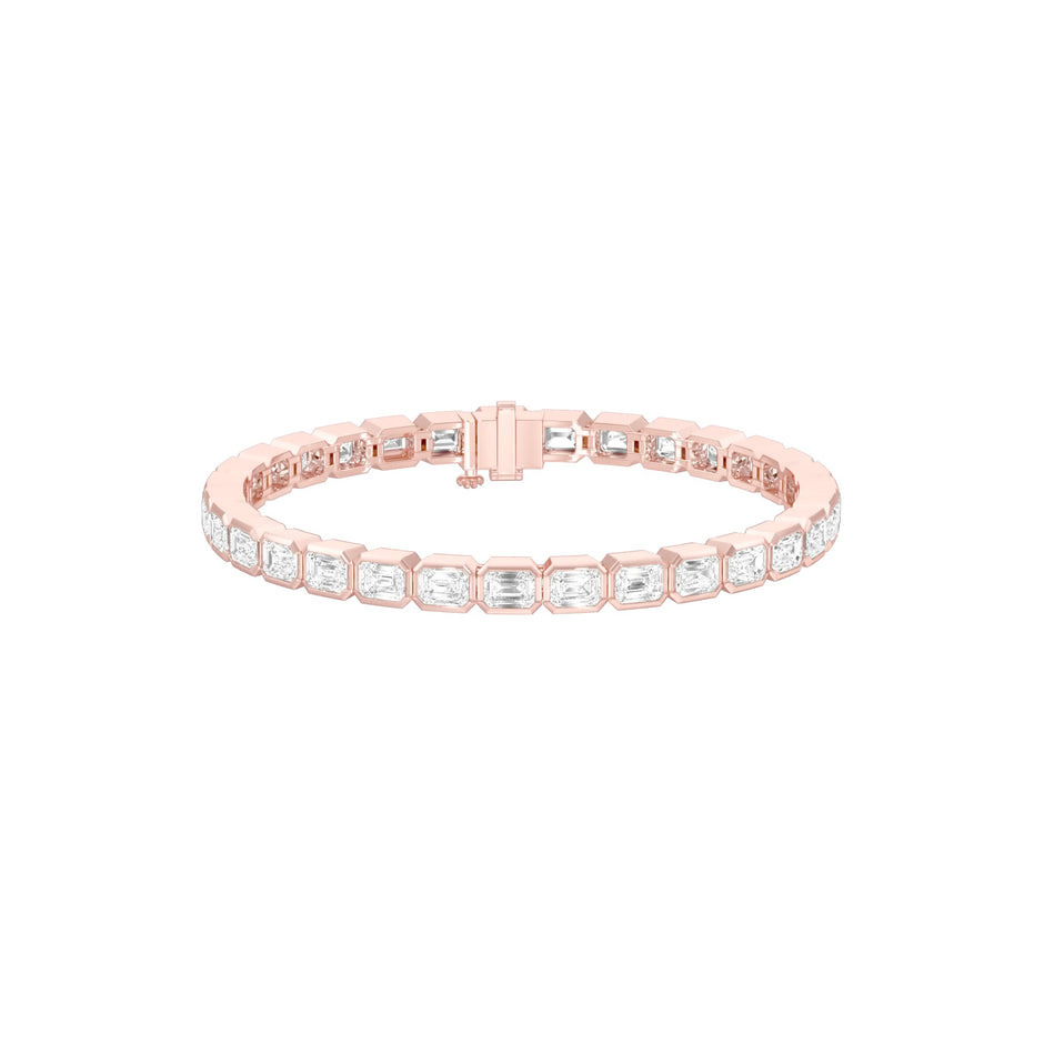 Circles of Forever Diamond Tennis Bracelet 18 KT / Rose Gold