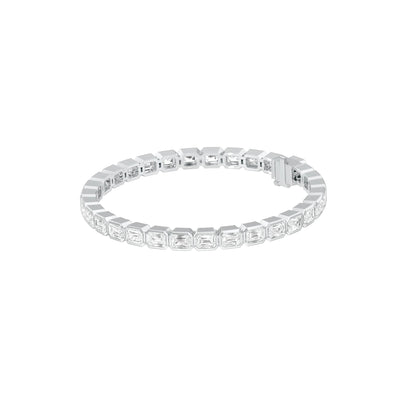 Circles of Forever Diamond Tennis Bracelet 18 KT / White Gold