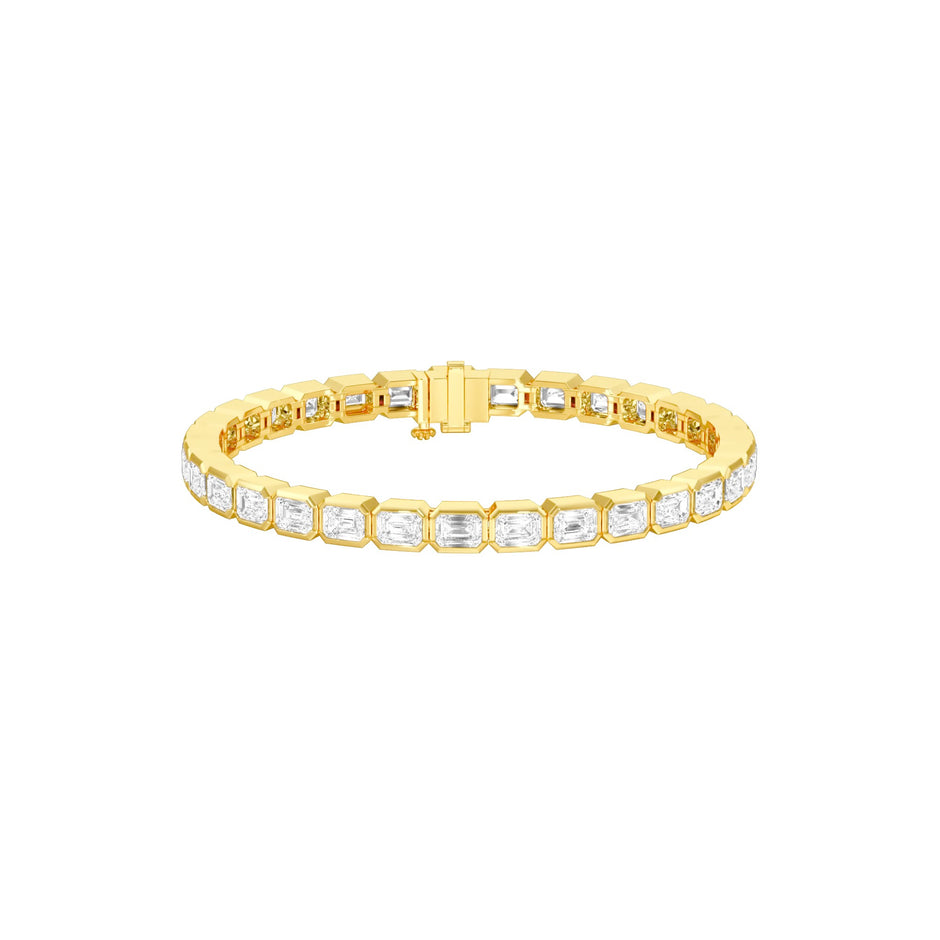 Circles of Forever Diamond Tennis Bracelet 18 KT / Yellow Gold