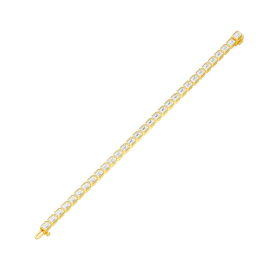 Circles of Forever Diamond Tennis Bracelet 18 KT / Yellow Gold