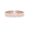 The Regal Bunch Diamond Tennis Bracelet 18 KT / Rose Gold