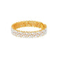 The Regal Bunch Diamond Tennis Bracelet 18 KT / Yellow Gold