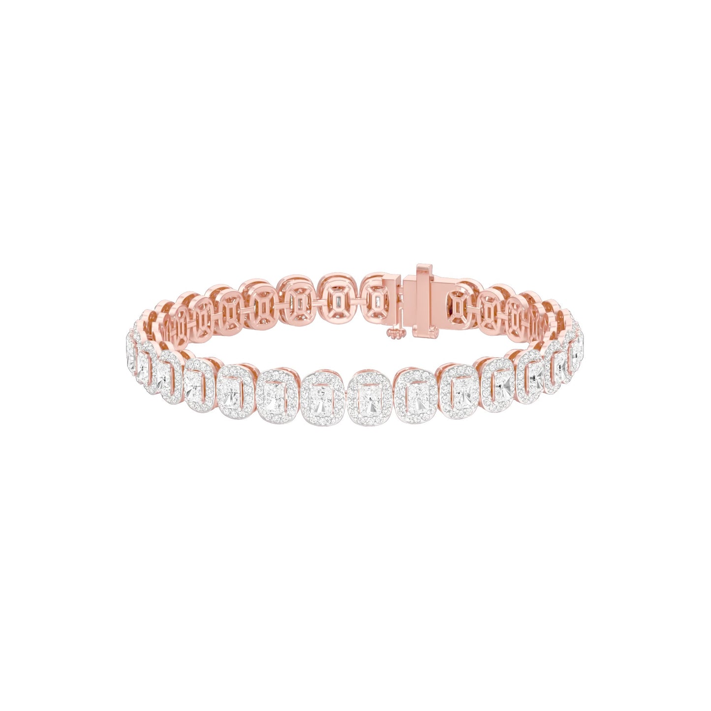 Orchestra of Sparkle Diamond Tennis Bracelet 18 KT / Rose Gold