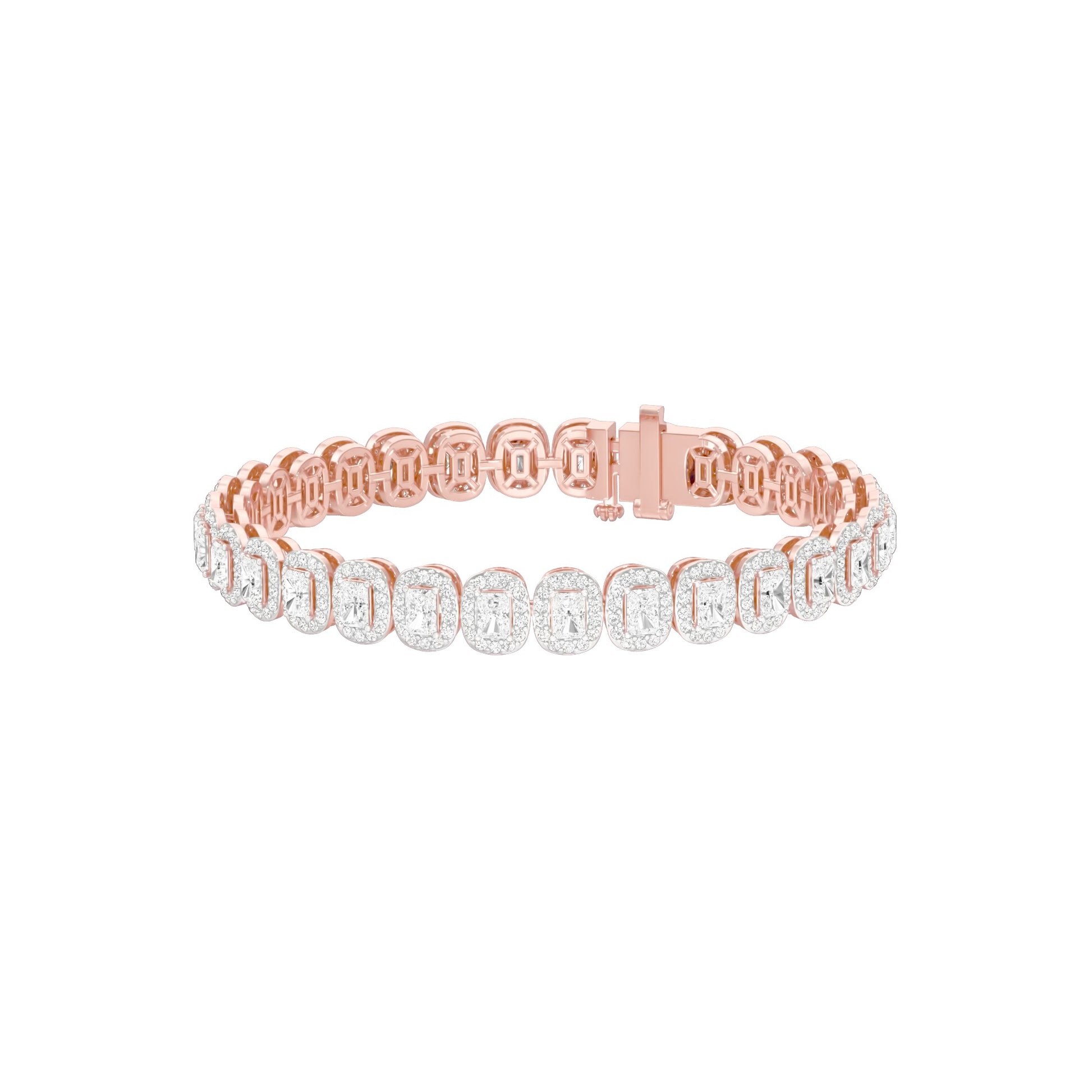 Orchestra of Sparkle Diamond Tennis Bracelet 18 KT / Rose Gold