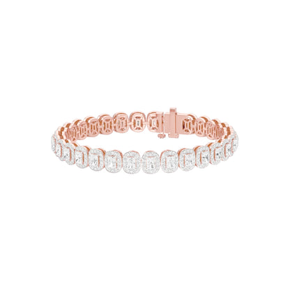 Orchestra of Sparkle Diamond Tennis Bracelet 18 KT / Rose Gold