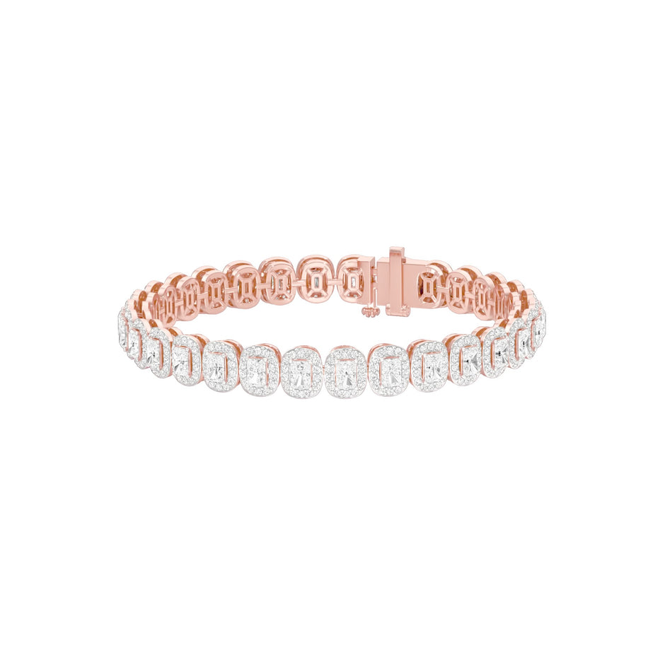 Orchestra of Sparkle Diamond Tennis Bracelet 18 KT / Rose Gold