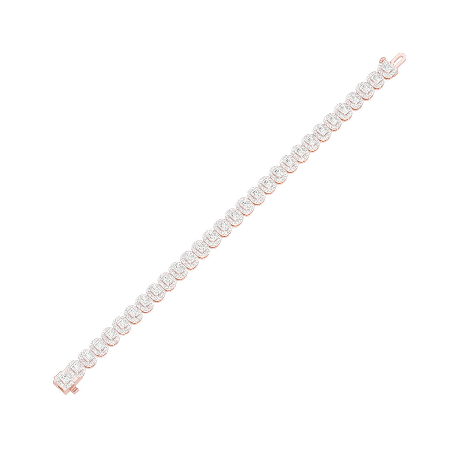 Orchestra of Sparkle Diamond Tennis Bracelet 18 KT / Rose Gold