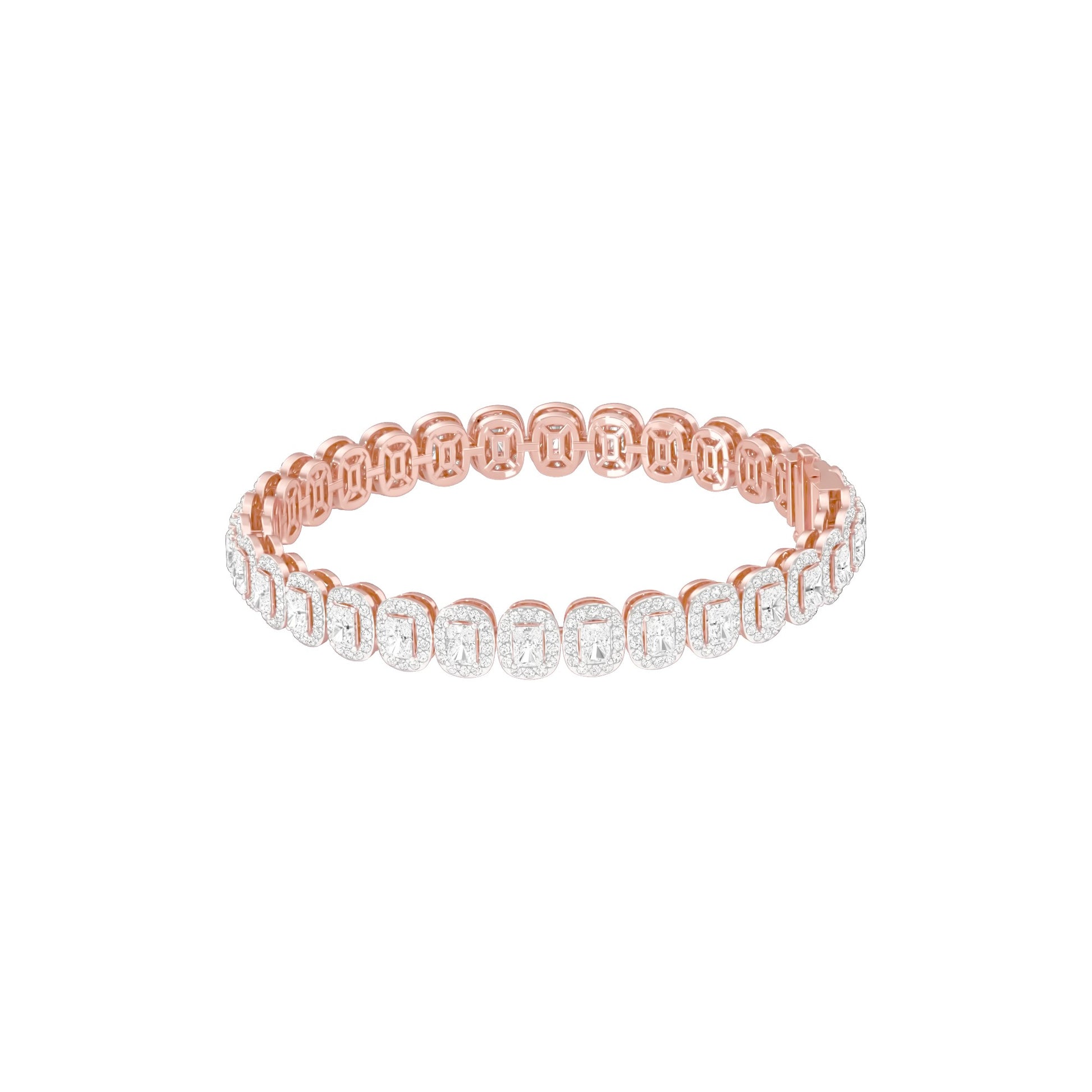 Orchestra of Sparkle Diamond Tennis Bracelet 18 KT / Rose Gold