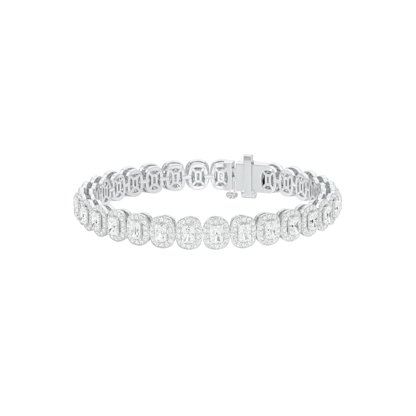 Orchestra of Sparkle Diamond Tennis Bracelet 18 KT / White Gold