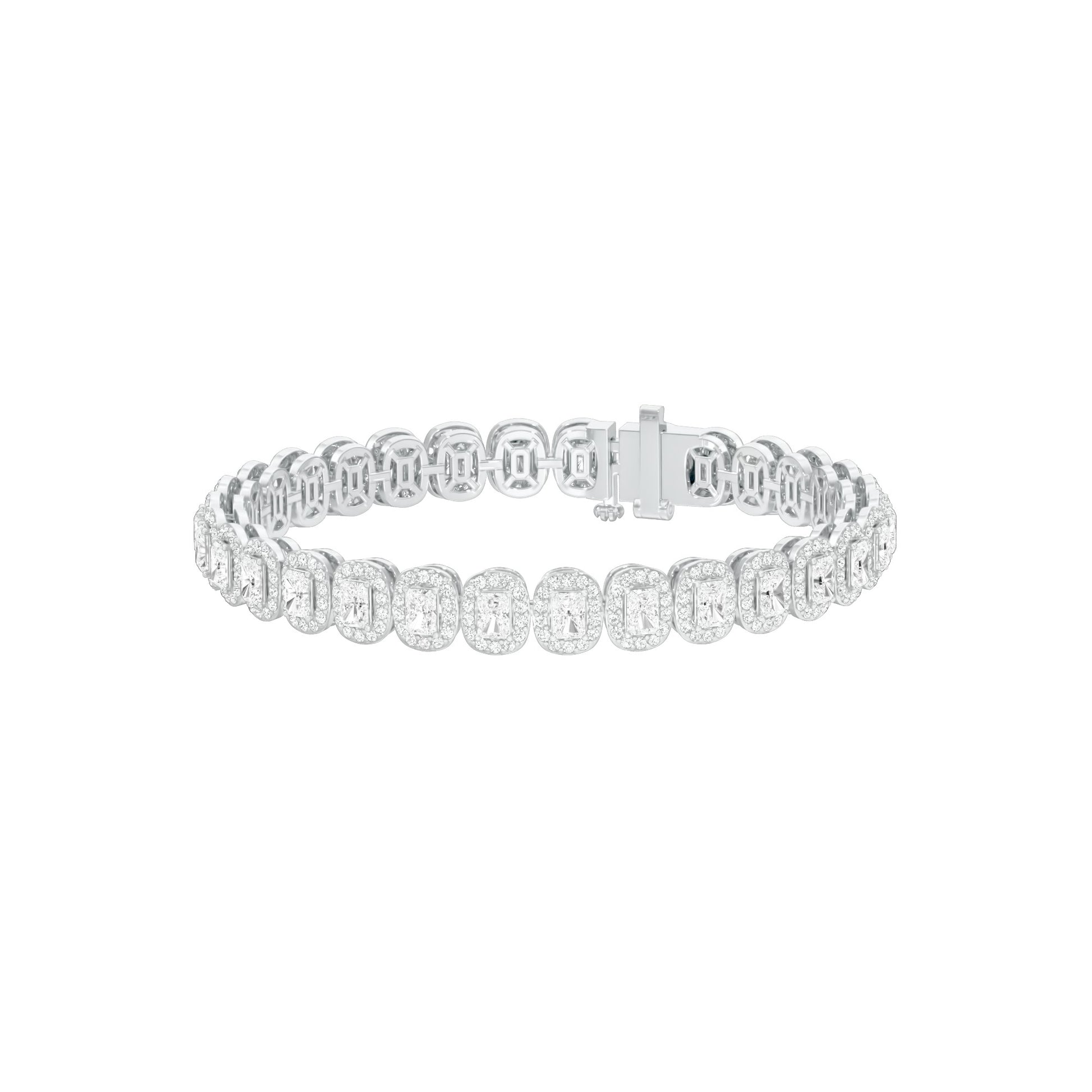 Orchestra of Sparkle Diamond Tennis Bracelet 18 KT / White Gold