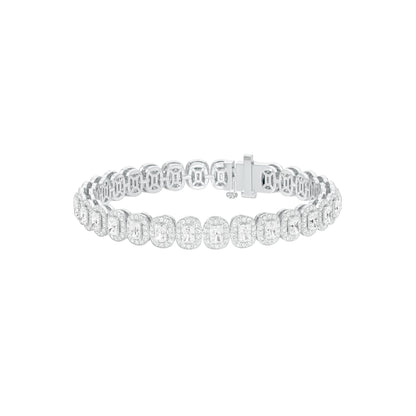 Orchestra of Sparkle Diamond Tennis Bracelet 18 KT / White Gold