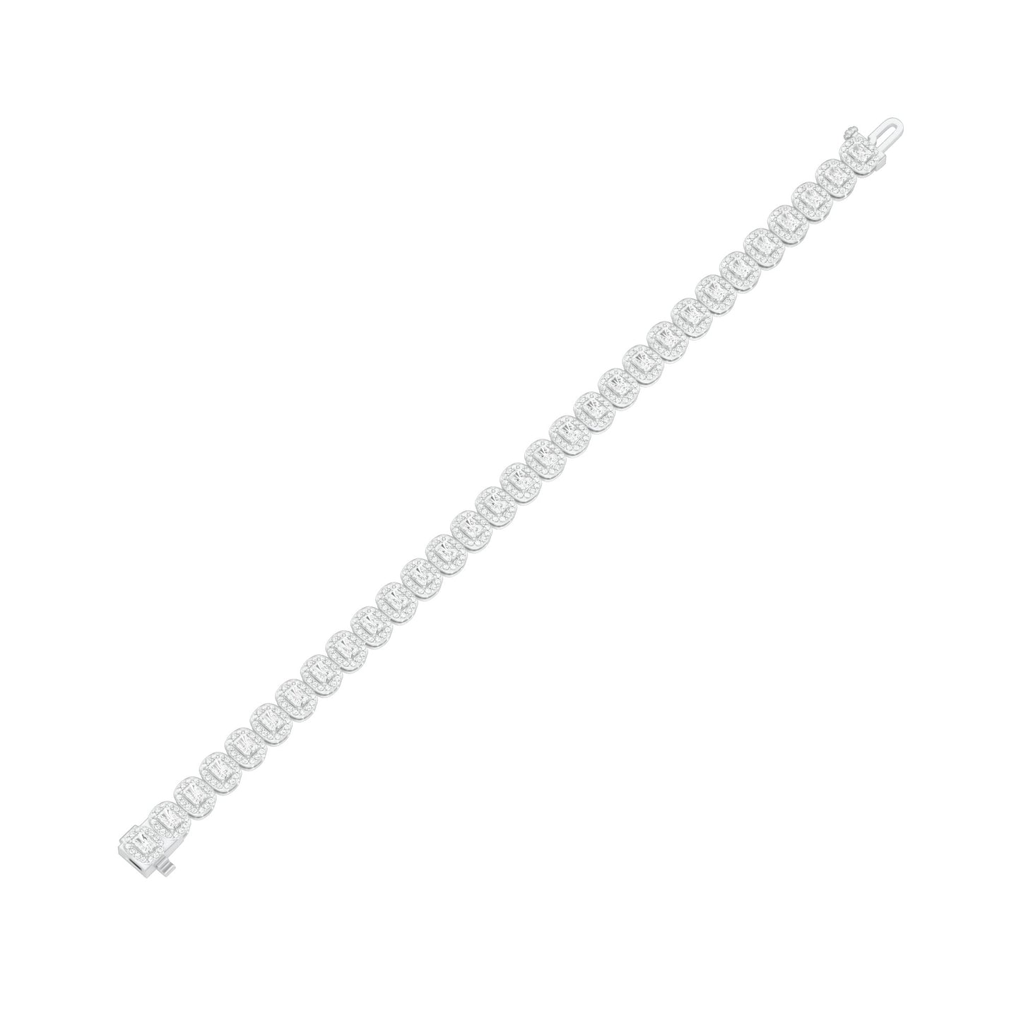 Orchestra of Sparkle Diamond Tennis Bracelet 18 KT / White Gold