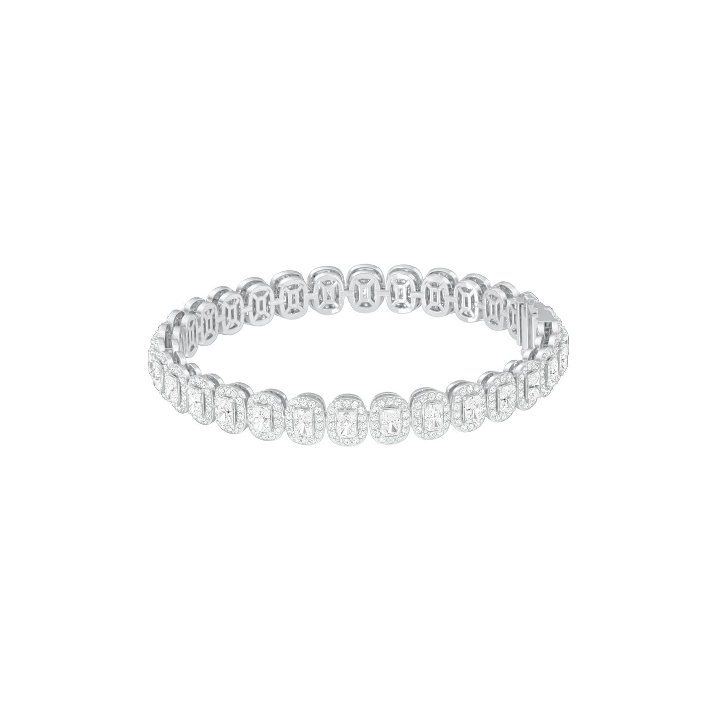 Orchestra of Sparkle Diamond Tennis Bracelet 18 KT / White Gold