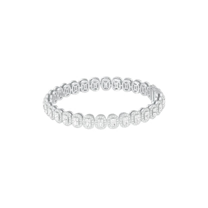 Orchestra of Sparkle Diamond Tennis Bracelet 18 KT / White Gold