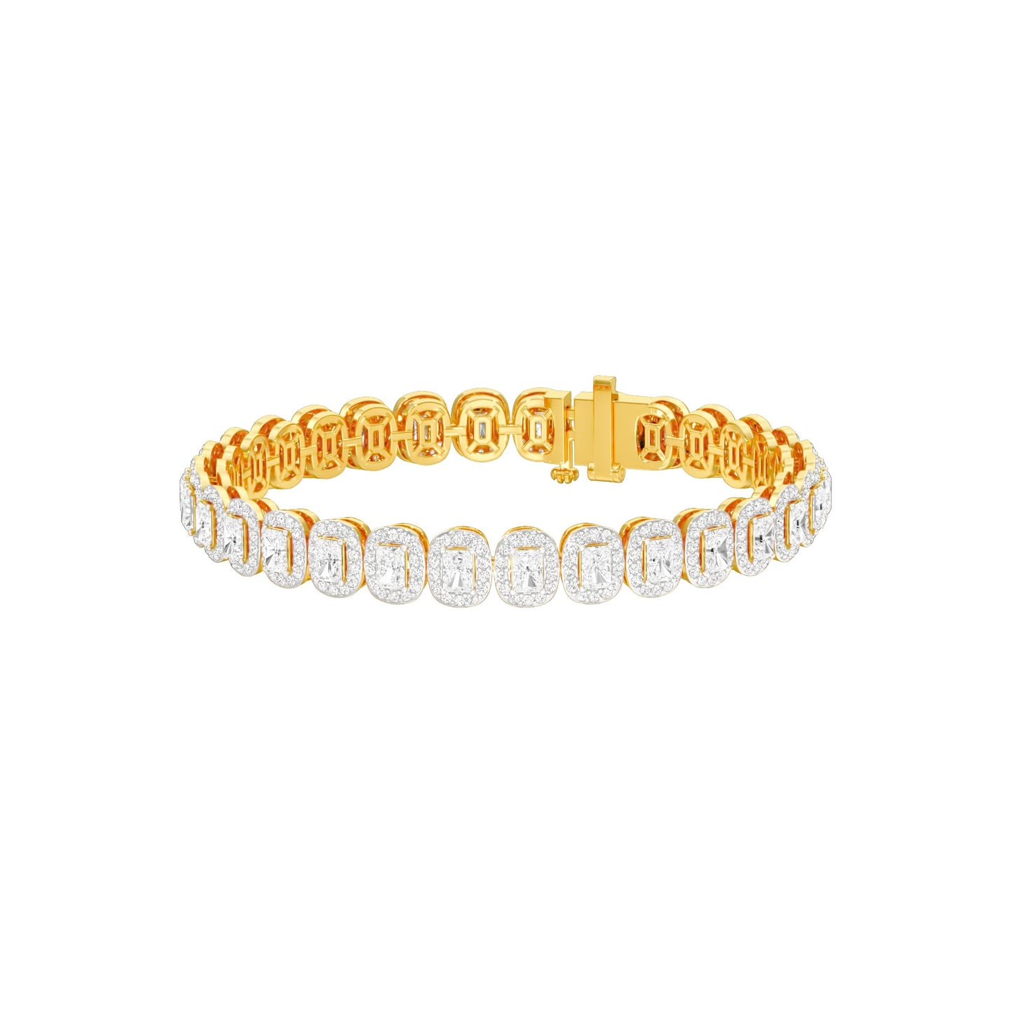 Orchestra of Sparkle Diamond Tennis Bracelet 18 KT / Yellow Gold