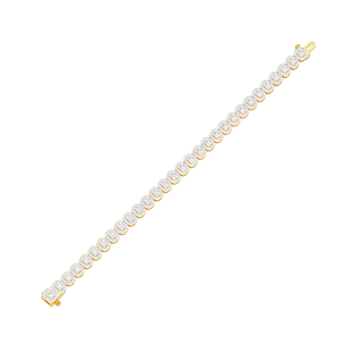 Orchestra of Sparkle Diamond Tennis Bracelet 18 KT / Yellow Gold