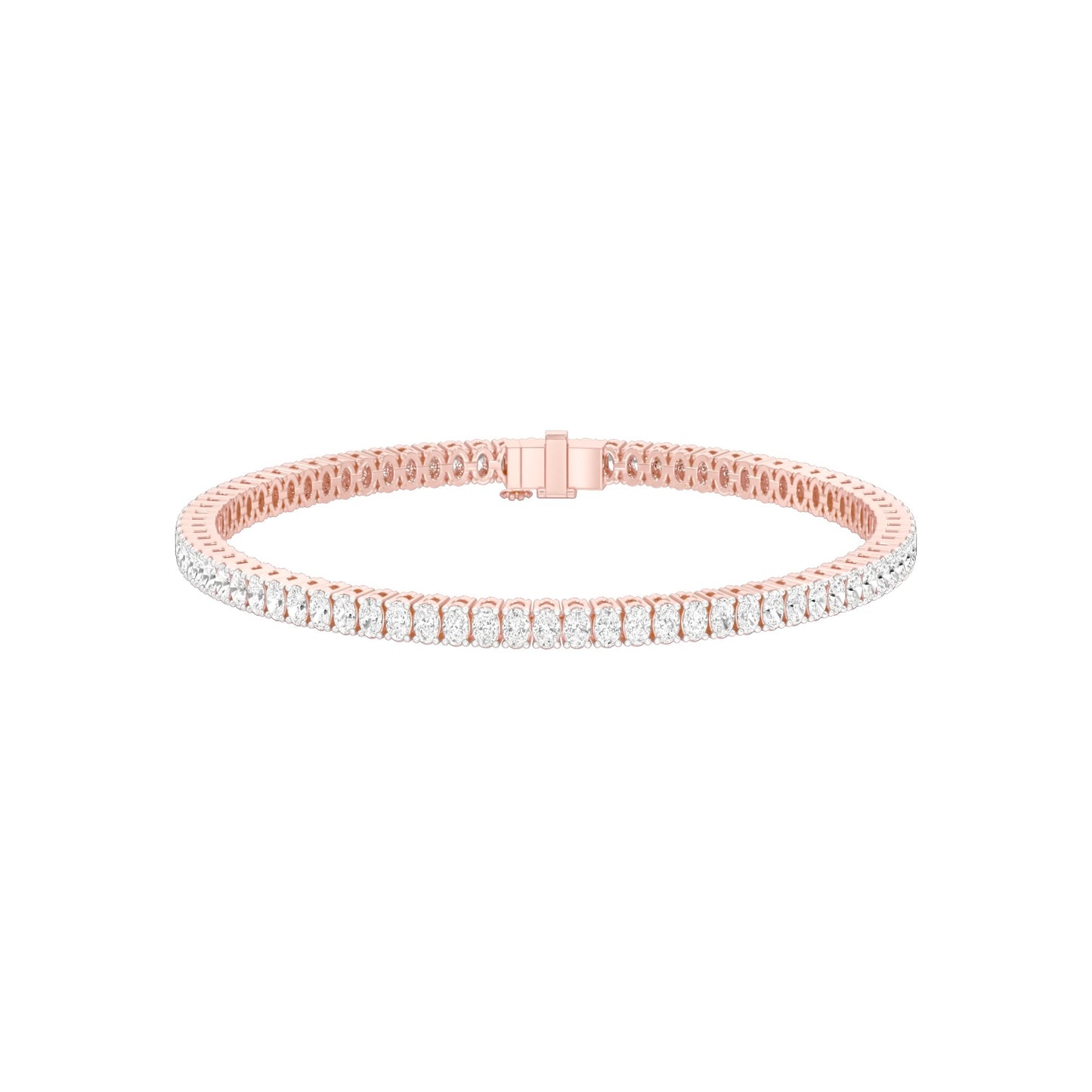 Circle of Becoming Diamond Tennis Bracelet 18 KT / Rose Gold
