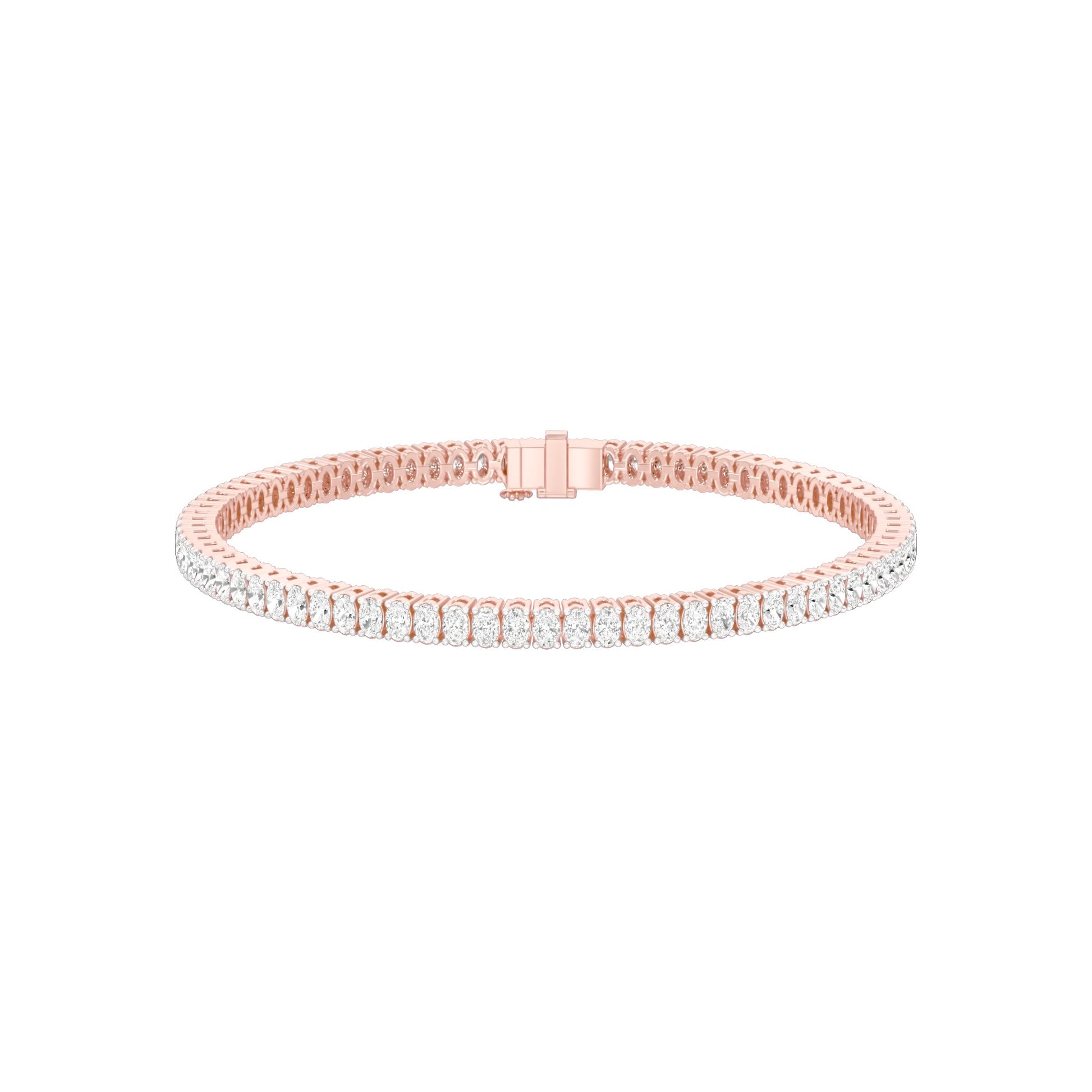 Circle of Becoming Diamond Tennis Bracelet 18 KT / Rose Gold