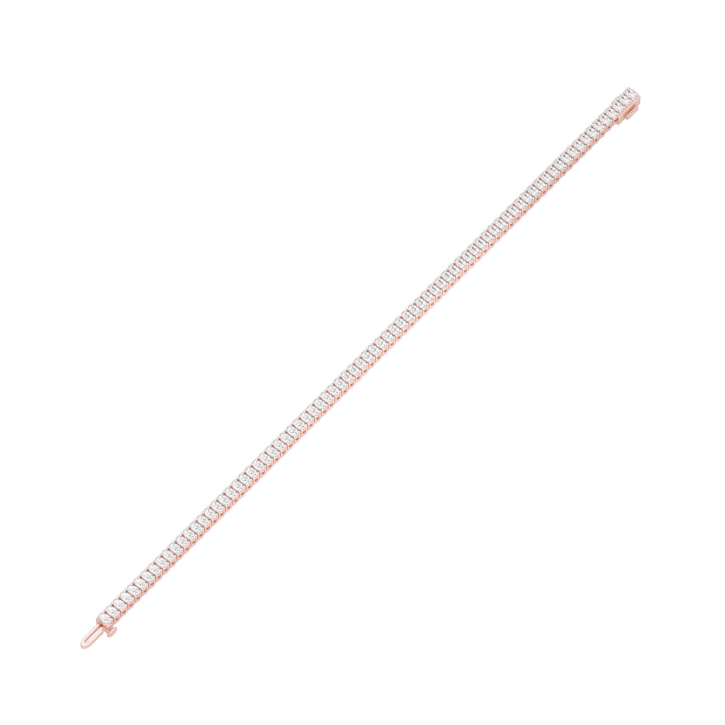 Circle of Becoming Diamond Tennis Bracelet 18 KT / Rose Gold