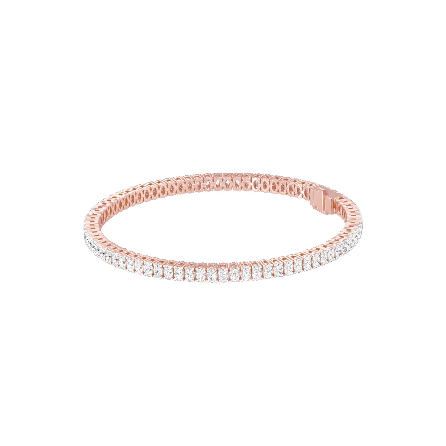Circle of Becoming Diamond Tennis Bracelet 18 KT / Rose Gold