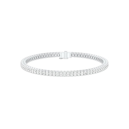 Circle of Becoming Diamond Tennis Bracelet 18 KT / White Gold