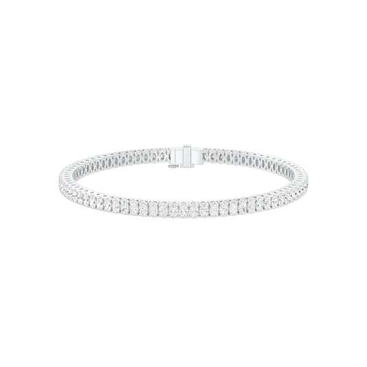 Circle of Becoming Diamond Tennis Bracelet 18 KT / White Gold