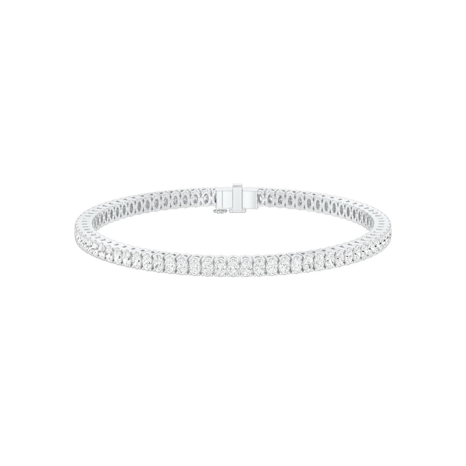 Circle of Becoming Diamond Tennis Bracelet 18 KT / White Gold