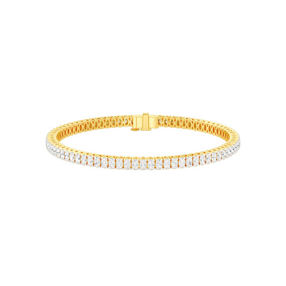 Circle of Becoming Diamond Tennis Bracelet 18 KT / Yellow Gold