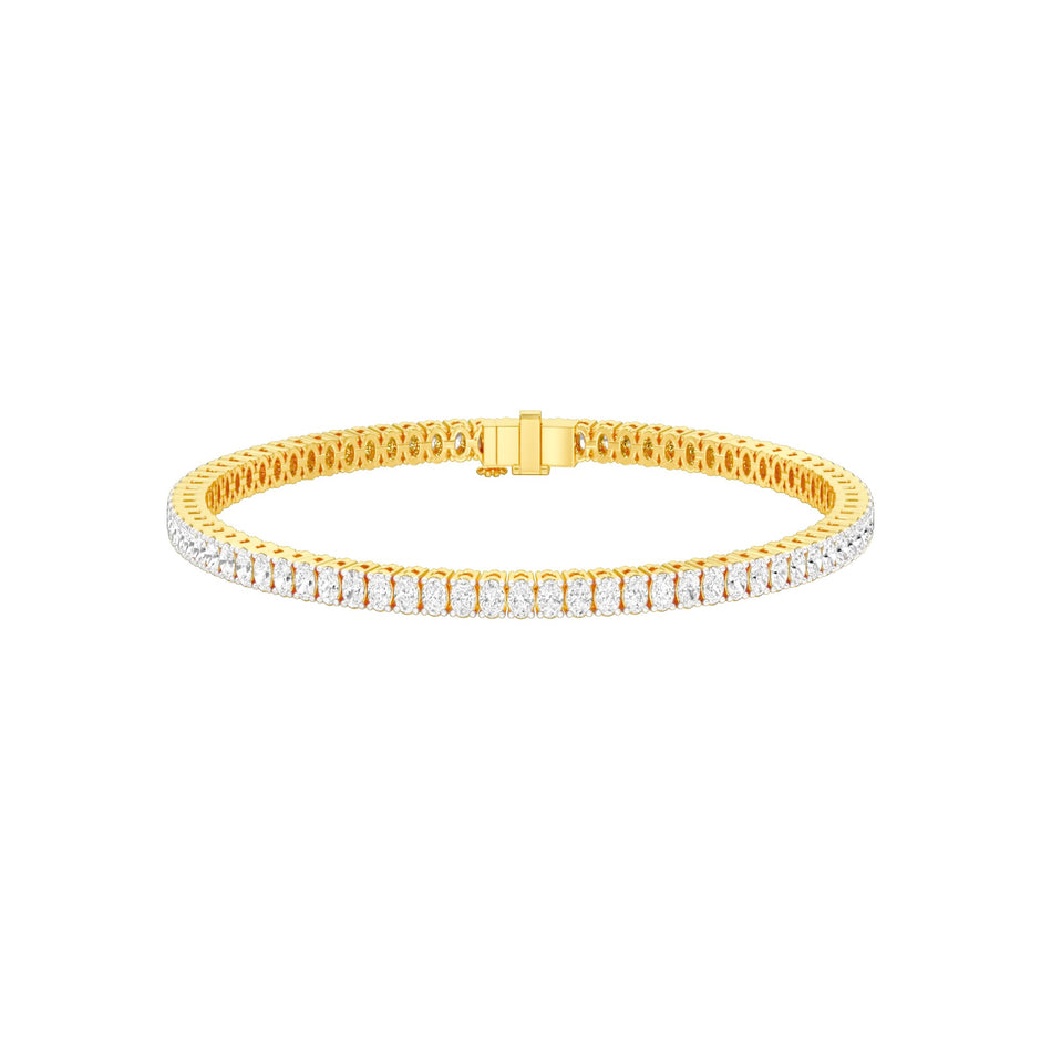 Circle of Becoming Diamond Tennis Bracelet 18 KT / Yellow Gold