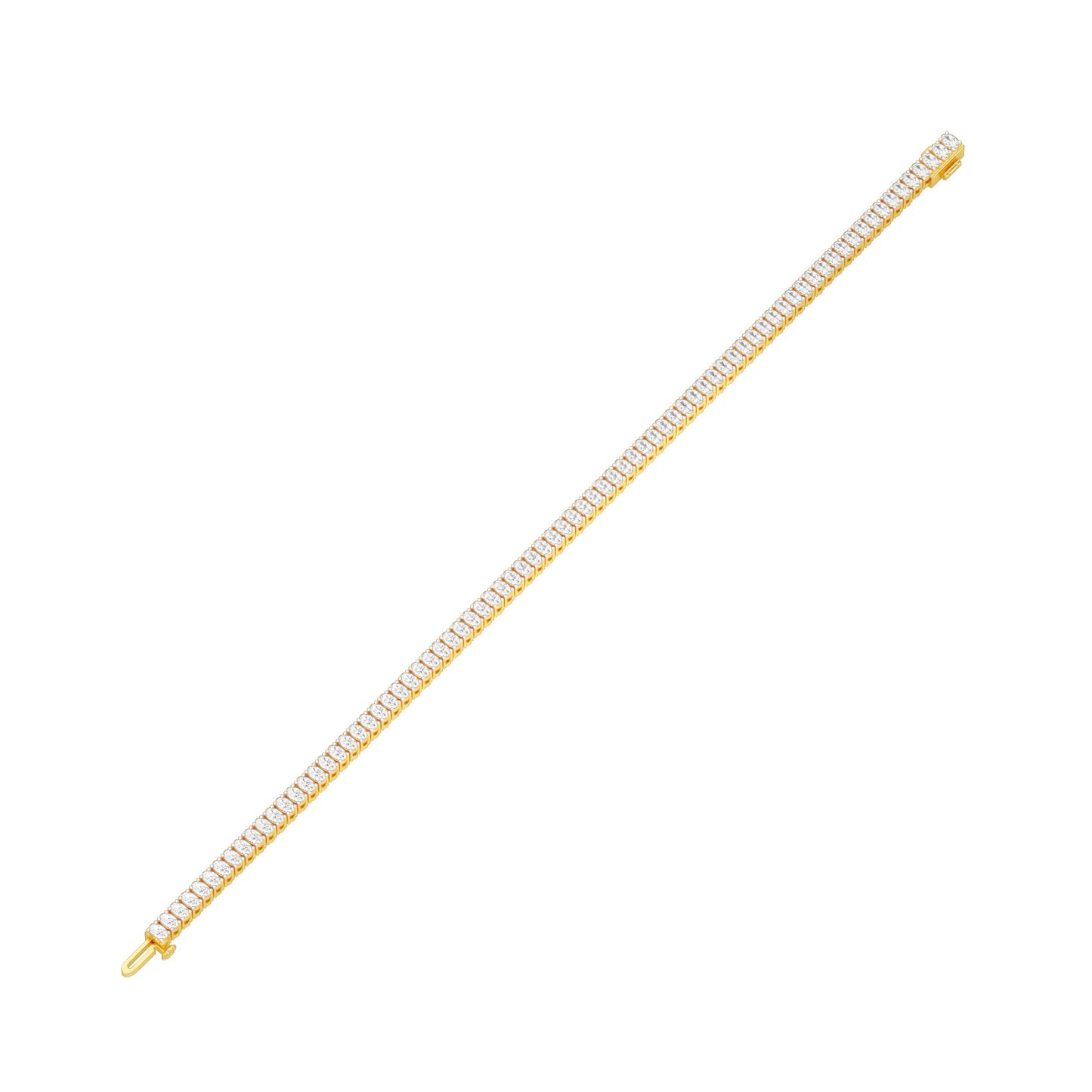 Circle of Becoming Diamond Tennis Bracelet 18 KT / Yellow Gold