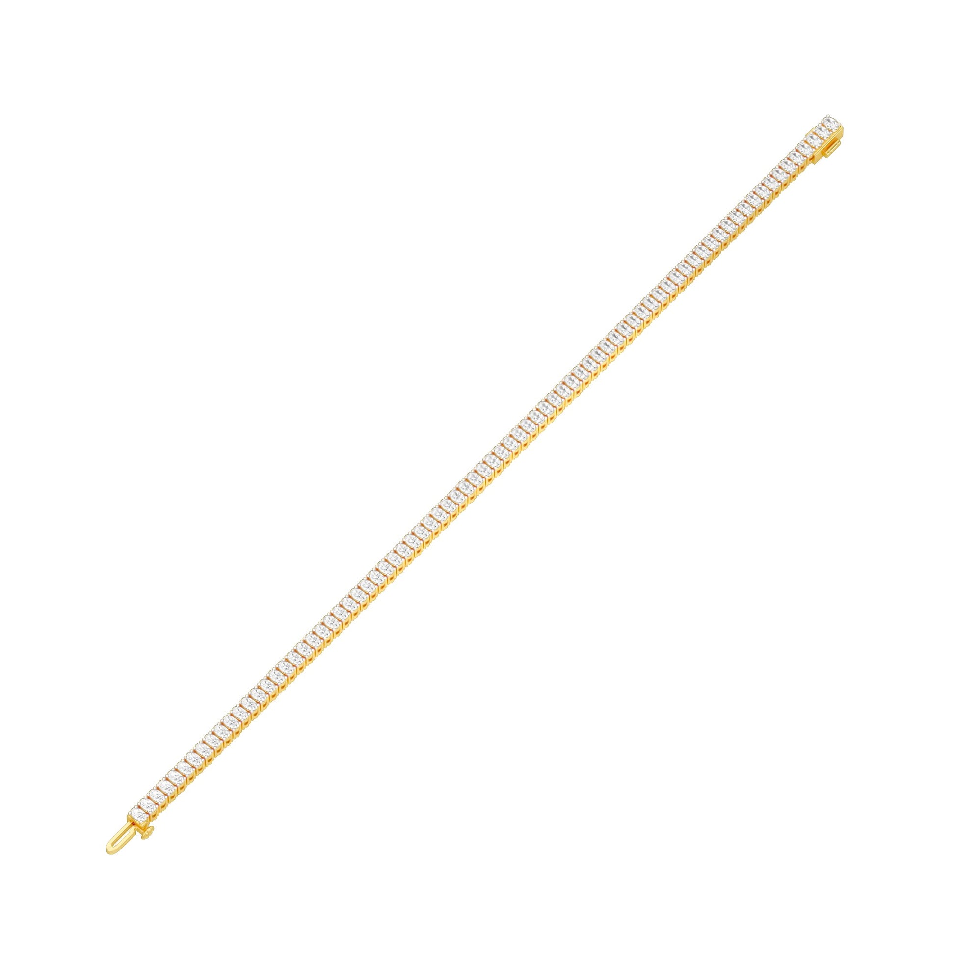 Circle of Becoming Diamond Tennis Bracelet 18 KT / Yellow Gold