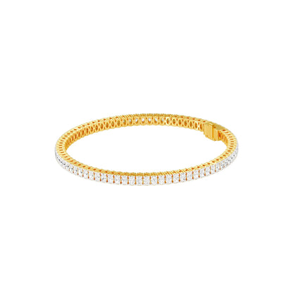 Circle of Becoming Diamond Tennis Bracelet 18 KT / Yellow Gold