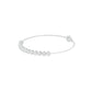 Power Poured Diamond Chain Bracelet 18 KT / White Gold