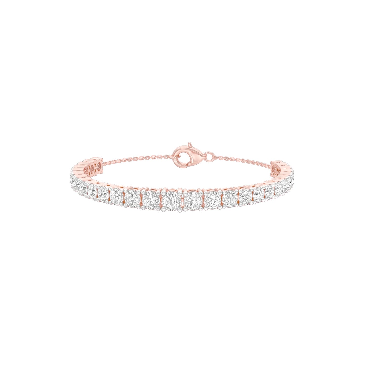 Every Queen Deserves Diamond Chain Bracelet 18 KT / Rose Gold