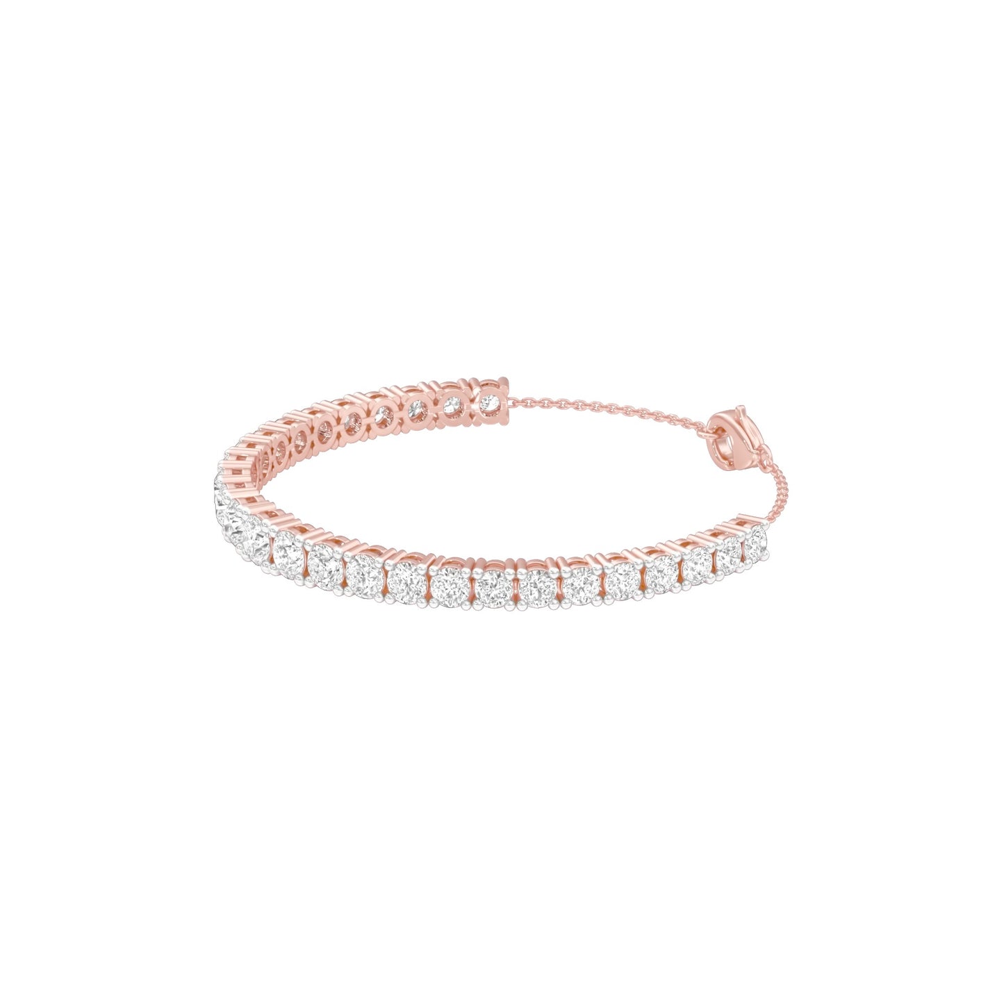 Every Queen Deserves Diamond Chain Bracelet 18 KT / Rose Gold