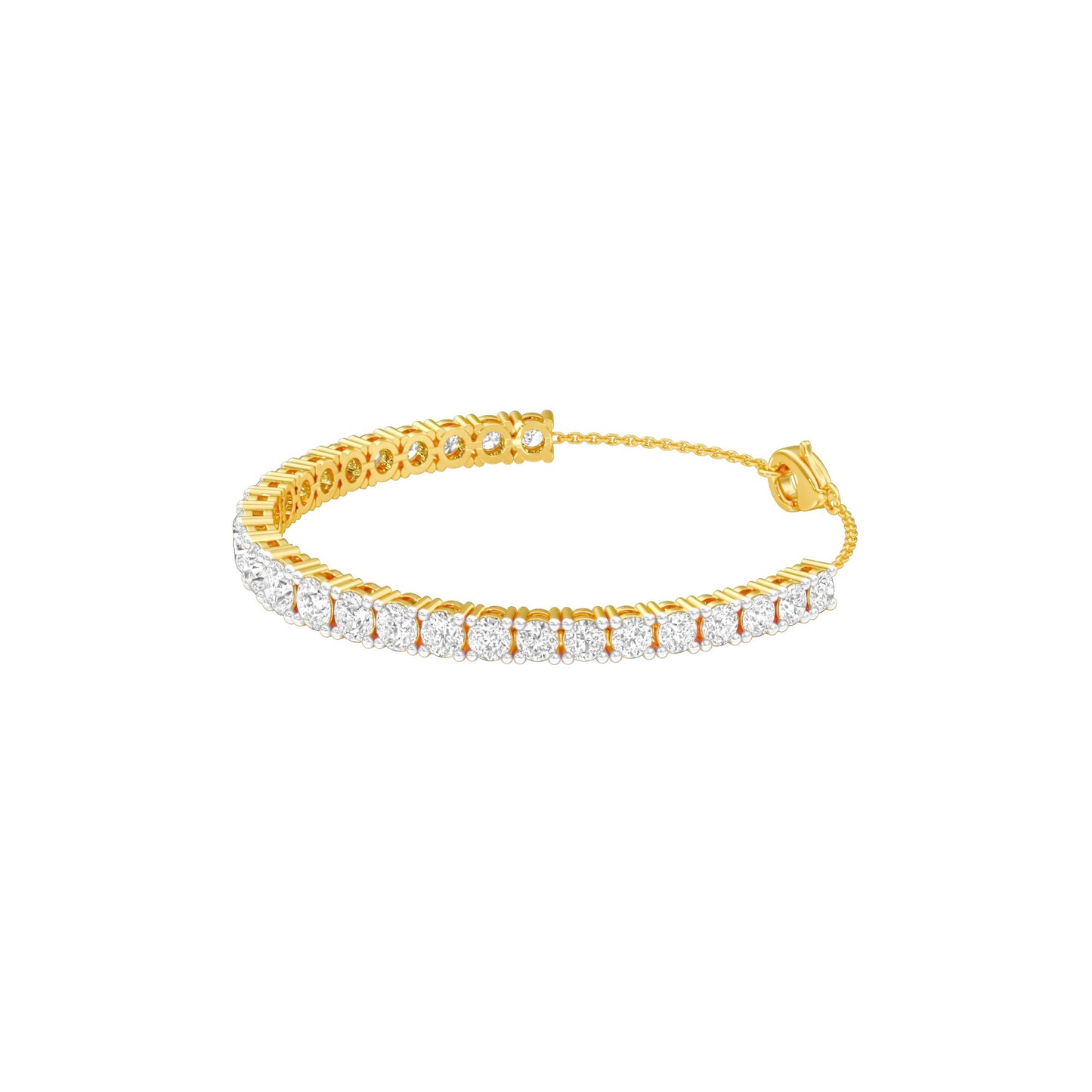 Every Queen Deserves Diamond Chain Bracelet 18 KT / Yellow Gold