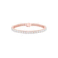 Lines of Precision Diamond Tennis Bracelet 18 KT / Rose Gold