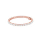 Lines of Precision Diamond Tennis Bracelet 18 KT / Rose Gold