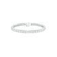 Lines of Precision Diamond Tennis Bracelet 18 KT / White Gold