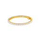 Lines of Precision Diamond Tennis Bracelet 18 KT / Yellow Gold