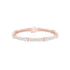Architects of Light Diamond Tennis Bracelet 18 KT / Rose Gold